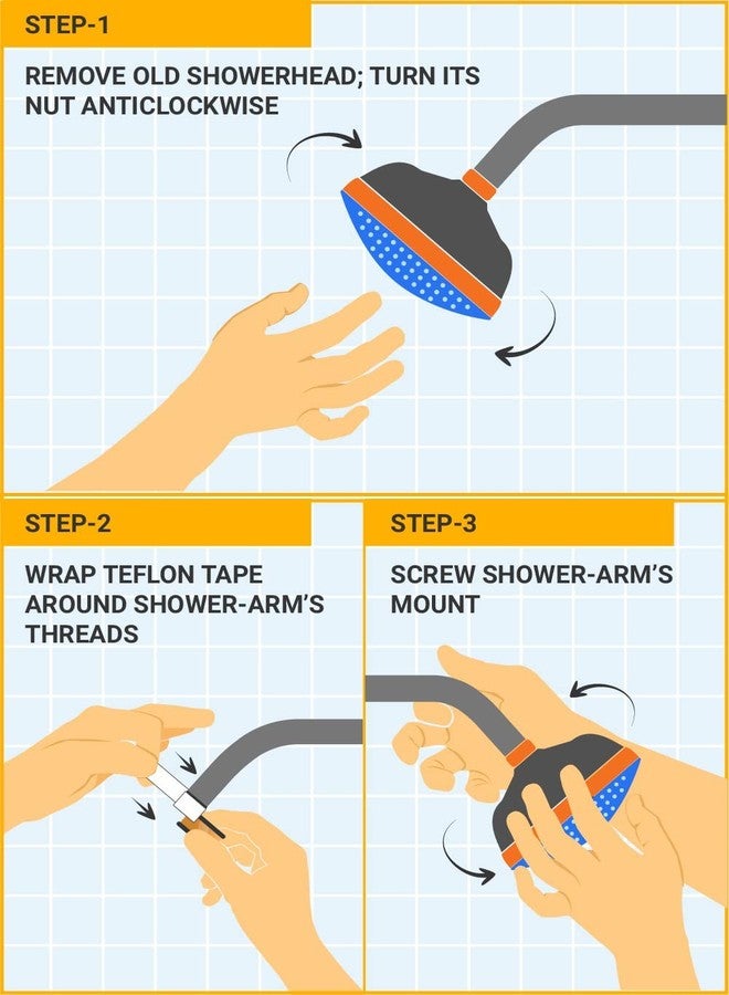 Kamal Flexible Pipe Hose Shower Tube (PVC) | Health Faucet Tube | 1 Meters | Elegant Finish, Anti-Corrosive (Pack of 1) - Image 2